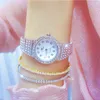 Armbandsur 2023 Kvinnor Watches Japan Quartz Movement Diamond Watch Dress Ladies armbandsur rostfritt stål Relogio Feminino
