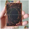 Yuh Golden Metal Cards Yu-Gi-Oh Alloy Collection Card Blue Eyes Dark Magicial Obelisk Slifer Ra Kids Christmas Birthday Present Y1212 Drop Deli