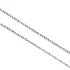 S999 Sterling Pure Silver O Cross Link Chain Necklaces Shining Bling Luxury Short Choker Necklace DIY Jewelry Accessories