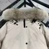 NOVO Canadá Mulheres Rossclair Parka de alta qualidade longo com capuz pele de lobo moda quente jaqueta ao ar livre casaco quente tamanho grande XS-3XL plus size