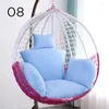 Pillow Solid Color/Floral Hanging Swing Egg Chair Cover Case (No Filling) Garden Basket