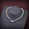 23SS Designer Pearl Necklace For Women Fashion Planet Shaped Pendant smycken Halsband inklusive Box Par Gift