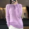 Damenpullover Merinowolle Kleidung Oansatz Pullover Pullover 2023 Frühling und Herbst Strickfaden Hohl Top Korean Fashion Luxur