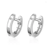 Boucles d'oreilles créoles Huggie couleur argent os d'oreille de petite rangée d'os boucle or argent diamètre intérieur pour femmes Brincos VES6152Hoop Mi3123