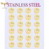 Stud Earrings Fashion Life Of Tree Jewelry Wholesale Stainless Steel Set 12 Pairs Lot Ear Piercing Women Accessories Girls Gifts