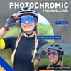 Óculos ao ar livre Kapvoe Pochromic Homens Mulheres Óculos de Sol MTB Estrada Ciclismo Óculos Esportes UV400 Bicicleta Óculos 231009