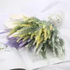 Decorative Flowers Artificial Plastic Lavender Hair Plant Wedding Home Decoration Pography Props