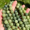 Loose Gemstones Natural Stone Beads Genuine Canada Jade For Jewelry Making 15inch 6/8/10/12mm Spacer Diy