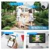 Mini telecamera POE da 6 MP compatibile con Hikvision Microfono incorporato IR Rilevamento di veicoli umani Visione notturna CCTV Sicurezza Video sorveglianza