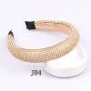 Crystal Hair Bands Shiny Padded Diamond Headband Hoop 6 colors Fashion Hair Accessories For Women 6 colors available J1501 ZZ