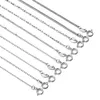 S999 Sterling Pure Silver O Cross Link Chain Necklaces Shining Bling Luxury Short Choker Necklace DIY Jewelry Accessories