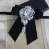 Papillon Uomini britannici Feste Regalo Cravatta Donna Festa di lusso Affari Matrimonio Cravatta Chic Bling Cristallo Strass Cravatta Nastro Papillon