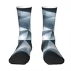 Chaussettes pour hommes motif Triangle géométrique abstrait bas Super doux toutes saisons accessoires longs pour homme femme cadeau d'anniversaire