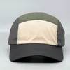 Bonés de bola 2023 bloco de cor de secagem rápida dobrado beisebol para mulheres homens casquette hommes gorras para mujeres 5 painel snapback chapéus 56-58cm