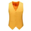 Herenvesten 16 kleuren Herenpakvest Engelse stijl Vintage vest Formele bruiloftskleding Slim Fit Ontwerp gilet mannelijk 231009