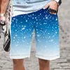 Short de natation pour hommes, motif de flocon de neige, confortable, ample, Cool, hommes/femmes, été, séchage rapide, mode décontractée, surdimensionné, Harajuku