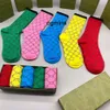 luxury 5A famous Designer Men women G Letter knitted embroidery cotton socks high quality sports casual socks fashion patterned