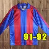 Camisas de futebol retrô de manga comprida Barca XAVI RONALDINHO RONALDO GUARDIOLA Iniesta Finals Camisas clássicas de futebol 03 04 05 06 07 08