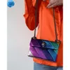 Borse a tracolla borsa in pelle borsa Kurt Geiger strisce borsa arcobaleno Lusso london lou Designer Donna Uomo Mini insegna in metallo pochette pochette tote crossbodyD