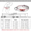 Dog Collars Leashes Large Durable Personalized Collar PU Leather Padded Pet ID Customized for Small Medium Dogs Cat 4 Size 231009