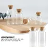 Vases Message Glass Bottle Snap Cork Clear Dessert Containers Transparent Storage