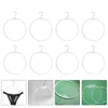 Hangers 10 Pcs Children's Closet Clothes Bikini Round Racks Showing Panty Clip Drying Circle-shape Displaying Women's