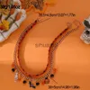 Pendant Necklaces Multi Layer 2023 Halloween Pumpkin Necklace For Women New Bat Ghost Festival Orange Girl Chains Happy Halloween Day Pendant gift x1009