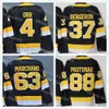 2023 Reverse Retro Hockey Maglie 88 David Pastrnak 63 Brad Marchand 4 Bobby Orr 37 Patrice Bergeron Maglia bianca cucita da uomo Inverno Classico Finale della Stanley Cup