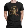 Homens camisetas Homens Dia dos Mortos Posada Algodão Mexicano Folk Art Sugar Skull Roupas Manga Curta Tees Casual Streetwear Tops