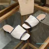 Kvinnliga mode tofflor 2023SS Summer Geometric Casuals Sandaler Dagliga andningsskor Godkvalitet Damens tofflor Designers Shoe