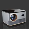 H1 black and white outdoor 1080P HD home projector, portable and easy to use, suitable for outdoor family entertainment and festive activities gifts.