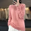 Damenpullover Merinowolle Kleidung Oansatz Pullover Pullover 2023 Frühling und Herbst Strickfaden Hohl Top Korean Fashion Luxur