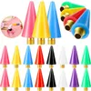 Doting Tools 100st Nail S Picker Wax Replacement Tips Point Drill Pen Head For Dual Ended DIY Art Decoration 231007