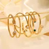 Bangle High-End Roestvrij Staal 18k Gold Plating Armbanden Voor Vrouwen Waterdichte Sieraden Luxe Armbanden Bij De Hand 2023 Pulsera Mujer