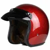 Casques de moto Casque Flash Personnalité Half Dot ECE Certifié Open Face Vintage