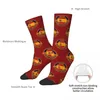 Herrensocken Spanien WM 2023 Harajuku schweißabsorbierende Strümpfe ganzjährig Zubehör für Unisex-Geburtstagsgeschenk