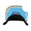 Outdoor Hoeden PANGKB Merk Delicioso Cap Cartoon Mordida Metal Munchies Cookie Blauwe Hoed Volwassenen Outdoor Reizen Zon Honkbal Sport cap 231007