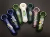 Heady Tobacco Hand Glass Spoon 파이프 두꺼운 Pyrex Spoon Bongs Oil Burners NAUMCHON SMOKIT PIPE 지원 고객 로고 추가