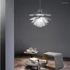 Lampade a sospensione cono a cono Lamparas a forma di vetro a forma di vetro a forma di vetro acilico pino de techo lussuria lampada a celle lampada per arredamento per la casa