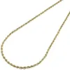 10K Yellow Gold Fill Mens or Ladies Hollow Rope Chain Necklace 3 MM 24 Inches260h