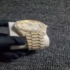 Armbandsur 2022 Nya Iced Out Diamonds Watch Pass TT ETA 3255 rörelse Mekanisk gul guld toppkvalitet män lyxwatch box inc267f