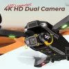 Tyrc XK E68 뉴 쿼드 콥터 프로 WIFI FPV 드론 광각 HD 4K 1080P 카메라 RC 접이식 쿼드 콥터 장난감