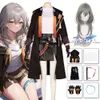 Jeu Trailblazer Cosplay Star Rail Anime Honkai Star Rail Costume Déguisement Trench Outfit Perruque Halloween Party Cos pour Womencosplay