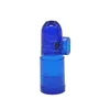 Cachimbo de vidro plástico dispensador de rapé 67 mm de altura bala foguete caixa de comprimidos caso ronco snuff sniffer tubos de vidro