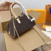 Crossbody Shoulder Bag Vintage Handbag Lady Tots Fashion Letter Cavas Genuine Leather Hand Bags Wallet Detchable Golden Chain 9090