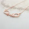 Modehänge halsband för kvinnor 18k guldpläterad halsband unik design ny ankomst184y