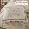 Ensembles de literie Chausub Broidered Cotton Quilt Set 3pcs Litspread sur le lit Coverlet Super King Size Summer Counter pour 1p5pc 231009