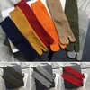 Women Socks 1 Pair Unisex Mid Tube Solid Color Split Toe Cotton Two-Toed Sandal Medium Flip Flop