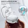 Lock Clear Case for Samsung Galaxy Buds 2 Pro Buds Pro Buds2 Case Buds Live Transparent Case Protector Cover Lanyard Keychain