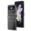 Luxury Plating Hinged Clear Vogue Phone Case for Samsung Galaxy Z Folding Flip5 Flip4 Flip3 5G Sturdy Stylish Full Protective Soft Bumper Transparent Fold Shell
